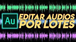 Editar múltiples audios a la vez | Tutorial Audition CC 2018