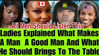 BEAUTIFUL HARD WORKING LADIES CANT FIND A GOOD MAN AND THIS IS THEIR DEFINITION OF A GOOD MAN LISTEN