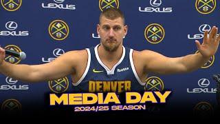 Nikola Jokic is Excited, HE Just Doesn't Show it  | Full 2024 Media Day Interview