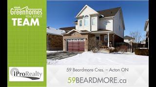 *SOLD* 59 Beardmore Cr - Acton ON Glen Sheepwash, Sales Representative, iPro Realty Ltd., Brokerage