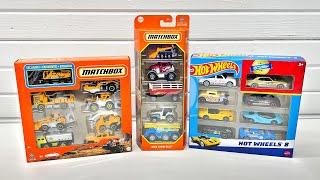 2024 Matchbox Farm Rigs 5-pack, Construction 8-pack, and Hot Wheels 8-pack - 21 Car Unboxing