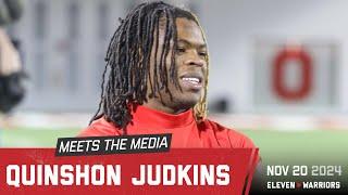 Quinshon Judkins discusses Ohio State's OL, preparing to face Indiana