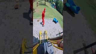 Moneyheist got parkour running pov #parkour #rooftop #parkourfreerun #shortslife