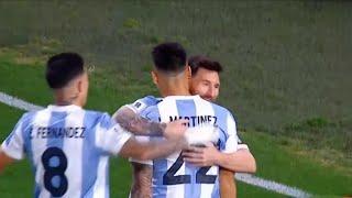 Lionel Messi Performance vs Peru, Messi Assist to Lautaro Martinez, Argentina vs Peru Highlights 23