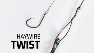 How To Rig Wire Leader - The EASIEST Haywire Twist Tutorial REELREPORTS