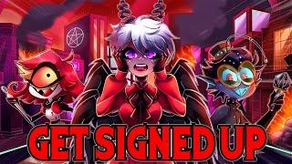 EMILY FALLEN ANGEL RECRUITER SONG - Get Signed Up | Hazbin Hotel Animatic |【Song By MilkyyMelodies】