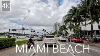 Miami Beach Florida City Drive 4K - South Beach Driving Tour - Art Deco District