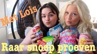 Raar snoep proeven - met Lois 