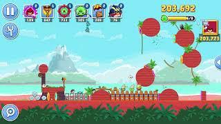 Angry Birds Friends Level 1 Tournament 1450 three stars NO POWER-UP walkthrough 2024-09-21