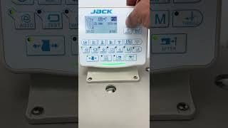 JACK JK-9820-01 Electronic Eyelet Keyhole Buttonhole Sewing Machine