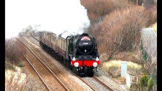 46100 "Royal Scot" and D213 "Andania" visit North Wales