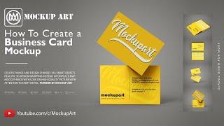 How to make a Business Card mockup | Photoshop Mockup Tutorial