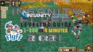 [Insanity FlyFF] Level 1-300 in 40 minutes! | Fly For Fun