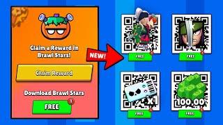 Free Kinji, Krusty Kash, & Brawl Pass QR Code! QR Codes Brawl Stars 2024 - Free Gifts 