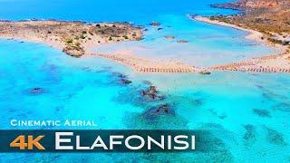 ELAFONISI The Bahamas of Greece  Drone 4K | Ελαφονήσι