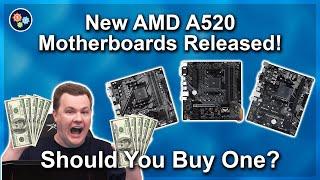 AMD A520 Motherboard Launch — A320 vs A520 vs B550 Comparison — Should You Buy One?