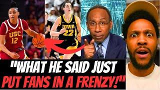 STEPHEN A SMITH LEAVE FANS IN DISARRAY AFTER COMPARING JUJU WATKINS TO CAITLIN CLARK ON FIRST TAKE!