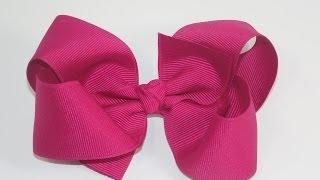 How To Make A  Big Girl Boutique Hair Bow