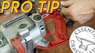 Skilsaw Cord Install and Storage Tip