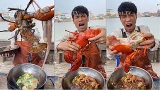 Chinese people eating - Street food - "Sailors catch seafood and process it into special dishes" #35