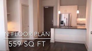 Virtual Tour: Luxury 2 bd / 2 ba Houston Apartment | Hanover Parkview N Floor Plan