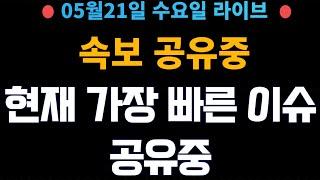 [2025년5월21일 수요일] 가장 빠른이슈 공유중! 핵심 내용만    (얕은개미)