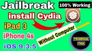 How To Jailbreak iOS 9.3.6 / 9.3.5  (iPhone 4s/5, iPad 2/3/4/Mini) - Working