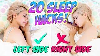 How to Fall Asleep FAST! 20 Life Hacks for Sleep Everyone Should Know!!