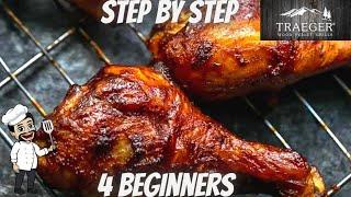 Smoke chicken legs on pellet grill - how to smoke chicken legs on traeger grill