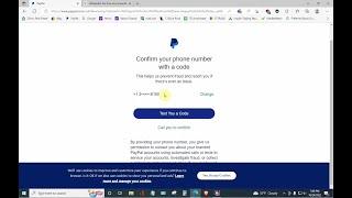 Log in to PayPal without a cellphone number.