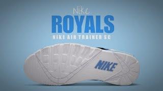 BO JACKSON'S ROYALS 2022 Nike Air Trainer SC DETAILED LOOK + PRICE