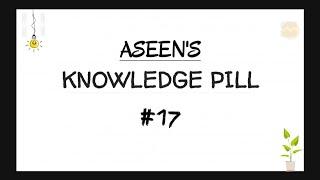 KNOWLEDGE PILL #17