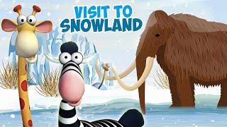 Gazoon | Animals Visit To SnowLand | Jungle Book Diaries | Funny Animal Cartoon For Kids