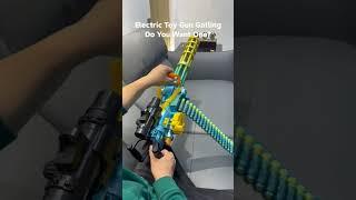 Electric Toy Gun Gatling Unboxing Shooting Test. #toygun #gatling #softbullet #nerfguns