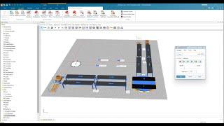 Tecnomatix Plant Simulation Tutorial: How to create a two-lane turntable