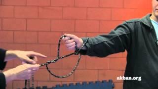 Tying up, Shibari Jutsu, with a Kusarigama chain - Ninjutsu weapons technique - AKBAN