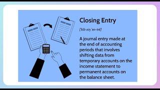 Financial Accounting: Closing Entries