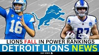 Detroit Lions Rumors: Lions FALL In NFL Power Rankings, Levi Onwuzurike RISE + Jared Goff