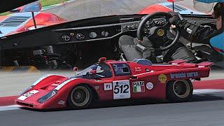 1970 Ferrari 512 M racecar onboard laps FLAT-OUT at Mugello | Incredible V12 Sound!