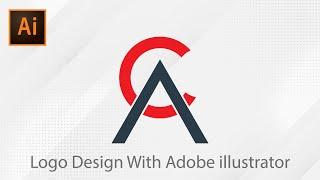 Latter " AC" Logo Design In Illustrator | Logo Design Tutorial