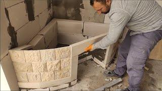 Ustasından Odunlu Şömine İşçiliği Nasıl Yapılıyor? İzle! | how to make a fireplace