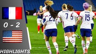 France vs USA | Friendly International Women - Highlights All Goals 13/04/21