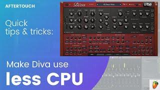 Make U-He DIVA Use Less CPU |  AFTERTOUCH