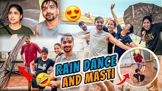 Sabne kia barish me dance and masti