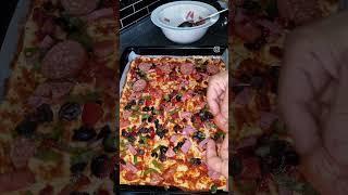 Evde Pizza/Pizza at Home #pizza #pizzaathome #pizzarecipe #ytshorts #youtubeshorts