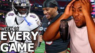 Reacting to EVERY Game, NFL Week 16 | FULL STREAM Mike Penix DEBUT!