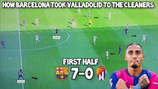 Barcelona 7 - 0 Valladolid || Tactical Analysis || Is Hansi Flick ' UNLOCKING 'His Players Potential