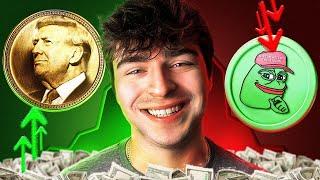 I Traded MEME COINS For 24 Hours