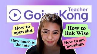 GoingKong | Frequently Asked Questions | Open a schedule, Link Wise, Rate | ESL Teacher Chloe Vee