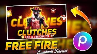 How To Make Free Fire Thumbnail In PicsArt  Free Fire Thumbnail kaise banaen